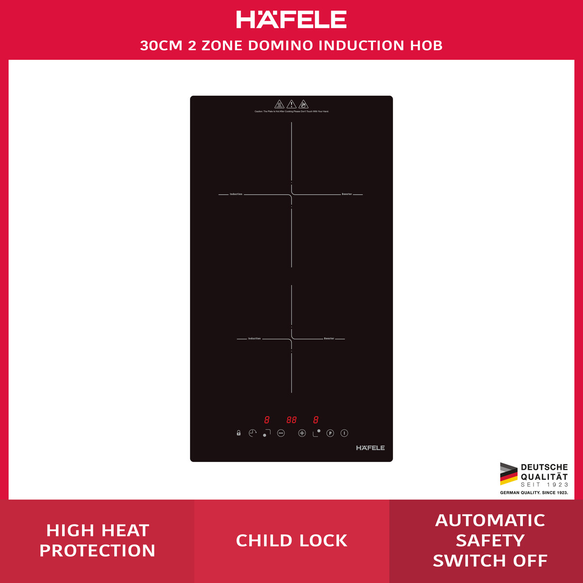 Häfele 30cm Domino Induction Hob