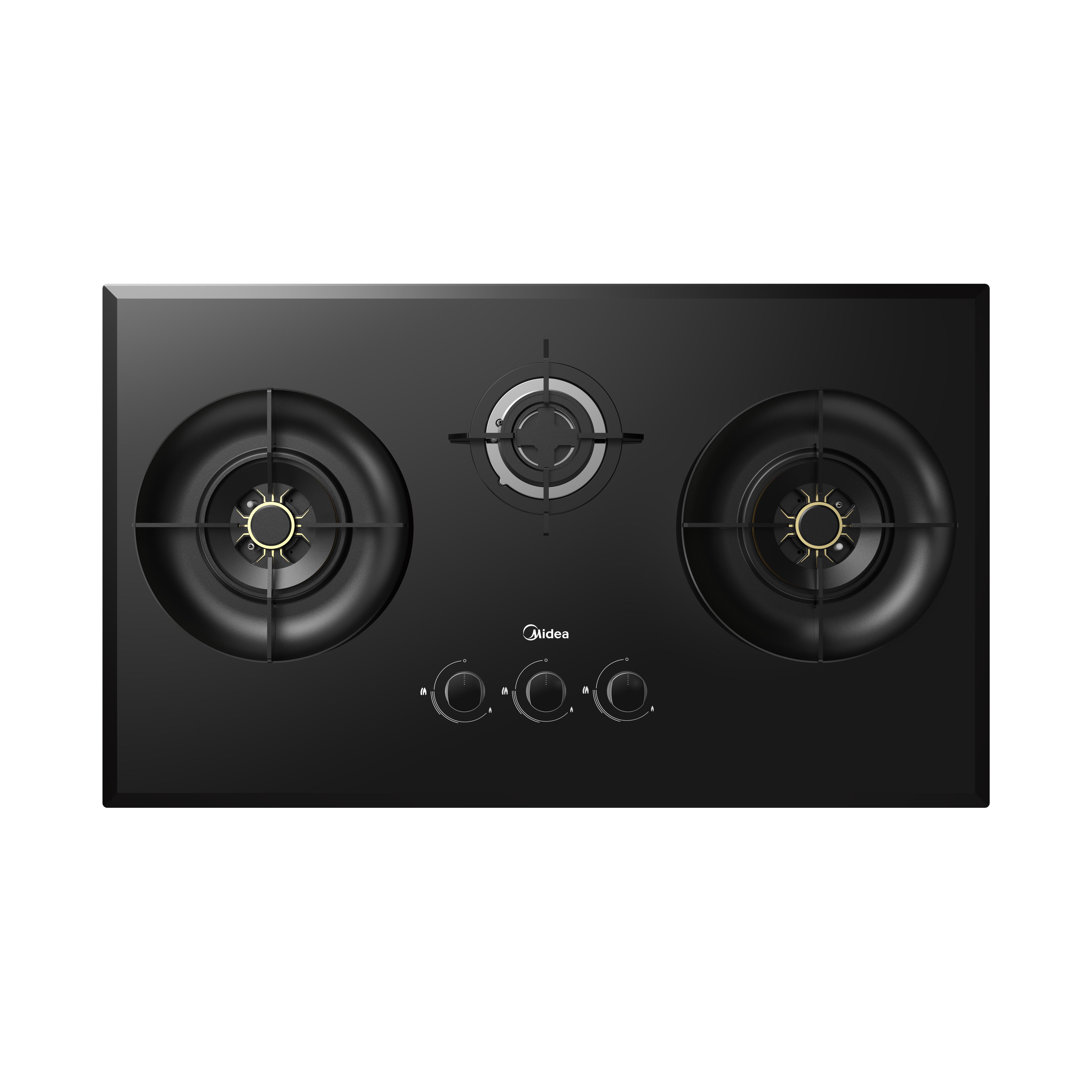 Midea 3 Burner Glass Gas Hob (88cm)